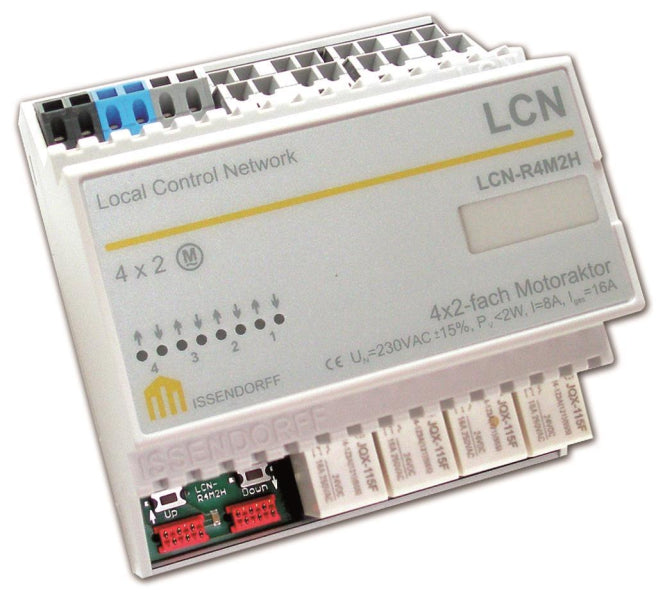 ISSE Relaismodul incl.         LCN-R4M2H Versorgung f.4x2 Jalousiemotoren 230V/8A