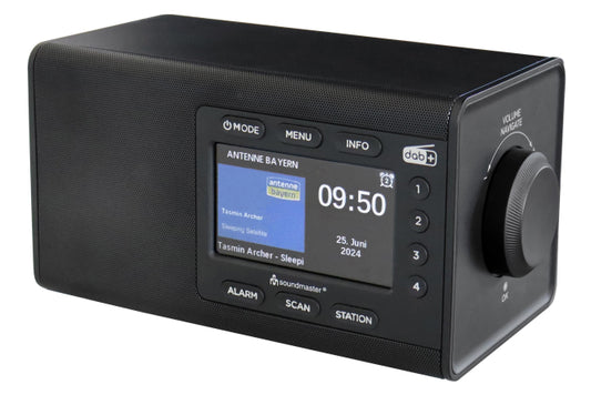 Soundmaster DAB900SW sw Digialradio      DAB+/UKW-RDS,Bluetooth,4 Stationstasten