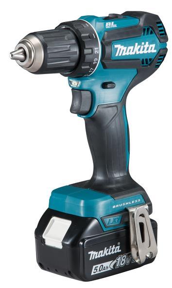 Makita Akku-Bohrschrauber 18V DDF485RTJ  Rubbellos          ** 18V/2x5,0Ah 1,7kg