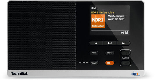 TechniSat DIGITRADIO 215 NDR 1 0010/4995 Dabbi Edition schwarz/silber DAB+