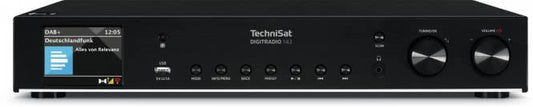TechniSat DigitRadio 143 CD schwarz      DAB+/UKW,Internet,Streaming,43cm Raster