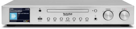 TechniSat DigitRadio 143 CD silber       DAB+/UKW,Internet,Streaming,43cm Raster