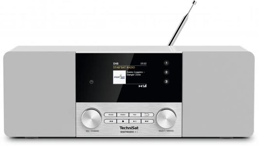 TechniSat DigitRadio 4 C weiß  0001/3937 Digitalradio,DAB+/UKW,Bluetooth,Stereo
