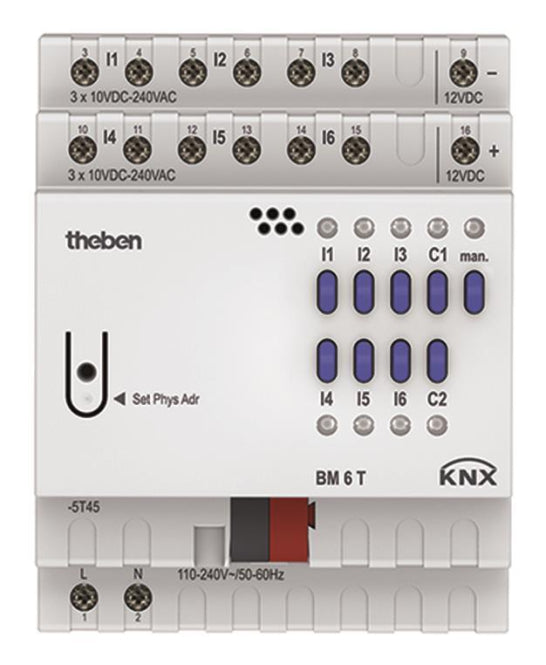 THEB KNX Binäreingang         BM 6 T KNX 6-fach