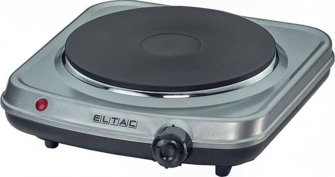 Eltac EK 18 Einzelkochplatte             1500W 18cm silbermetallic