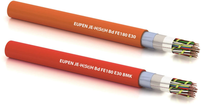 EUPEN JE-H(St)H 4x2x0,8 Bd E30 rot       Eucasafe Brandmeldekabel Ring 100m