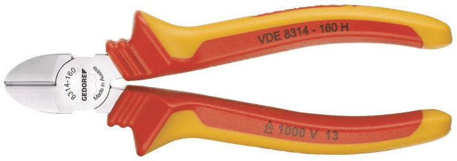 GEDORE VDE-Seitenschneider m.Hüllen-     isolierung, VDE 8314-140 H       1552155