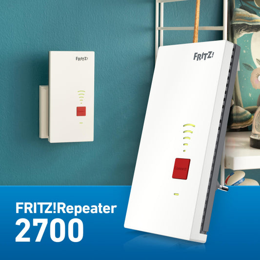 AVM FRITZ!Repeater 2700 4x4 auf 20003135 5GHz u.2x2 auf 2,4GHz 20003135