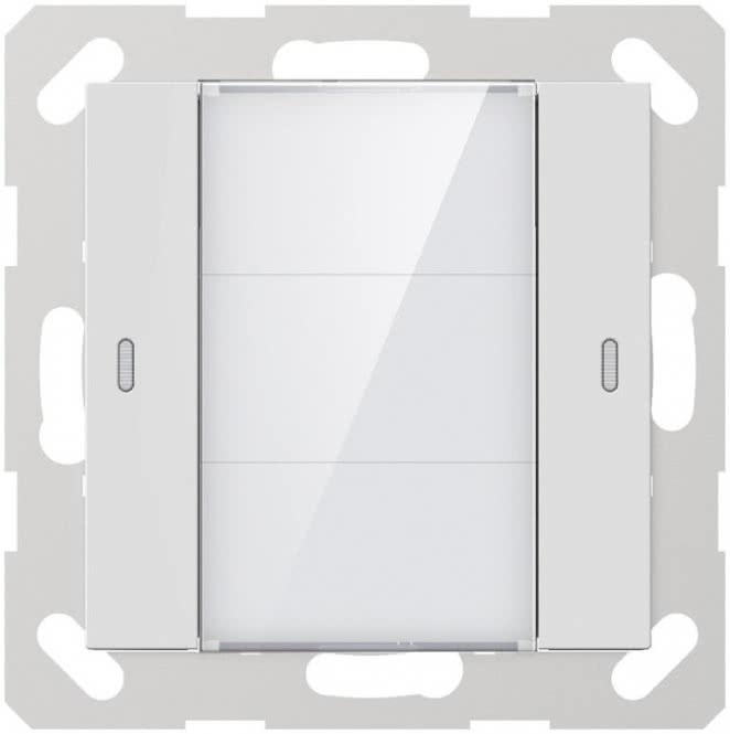GVS Tastsensor ADVANCE+ 1-fach ws 284134 glänzend inkl.Temp.sensor ADV-02/02.2.00