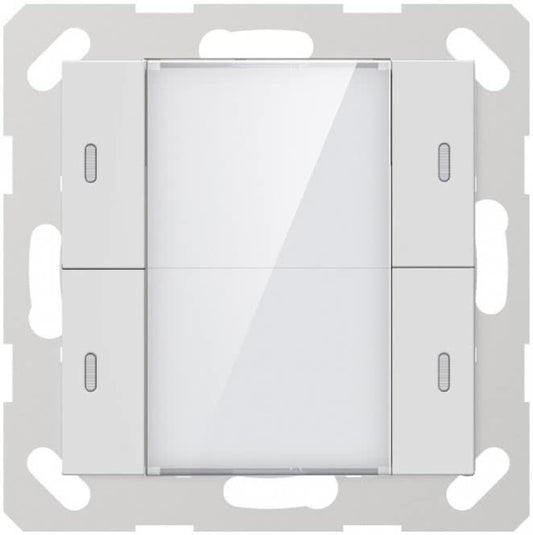 GVS Tastsensor ADVANCE+ 2-fach ws 284135 glänzend inkl.Temp.sensor ADV-04/02.2.00