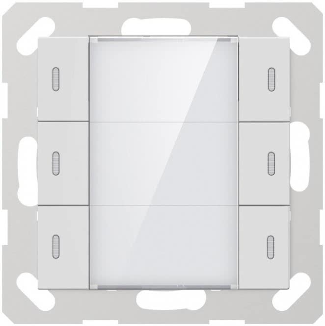 GVS Tastsensor ADVANCE+ 3-fach ws 284141 glänzend inkl.Temp.sensor ADV-06/02.2.00