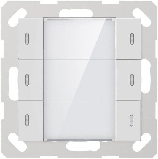 GVS Tastsensor ADVANCE+ 3-fach ws 284141 glänzend inkl.Temp.sensor ADV-06/02.2.00