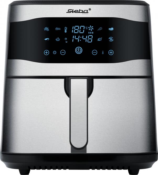 Steba HF 8000 family Heißluftfritteuse   1800W 8L 8 Prog. Timer max.200°C