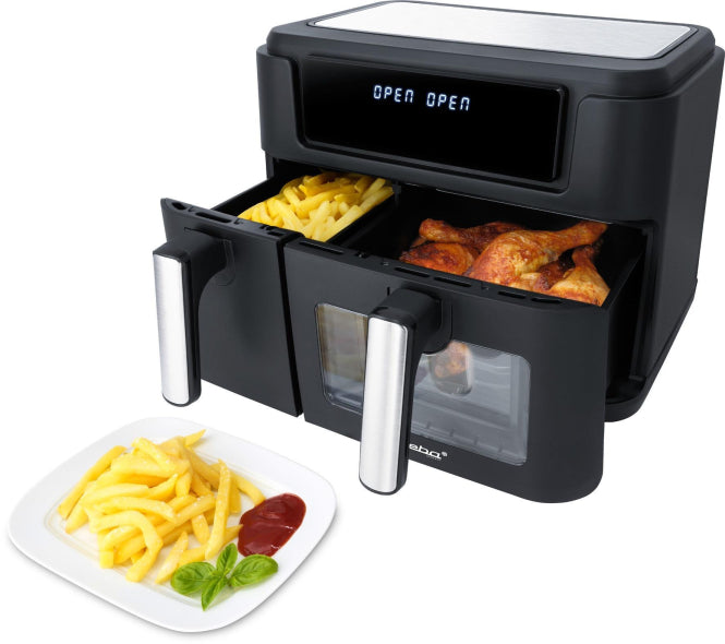 Steba HF 9500 Duo Heißluftfritteuse      2400W 6L/3,5L 60-200°C Timer sw