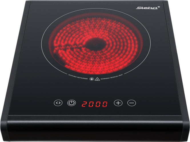 Steba HK 25 Einzelkochplatte Ceran       2000W 18,5cm  Touch Control