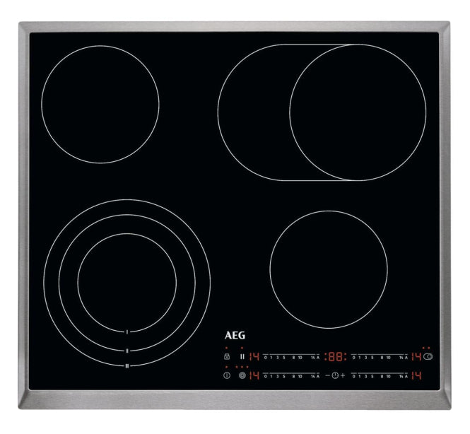 AEG HRB 64478 XB Kochfeld Ceran          autark 60cm Edelstahlrahmen