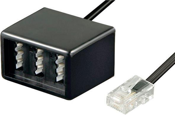 Hapena ISDN-Analog-Adapter           985 Modular 8/8 (RJ 45) auf 3xTAE NFN-Kupp.