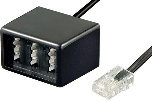 Hapena ISDN-Analog-Adapter           985 Modular 8/8 (RJ 45) auf 3xTAE NFN-Kupp.