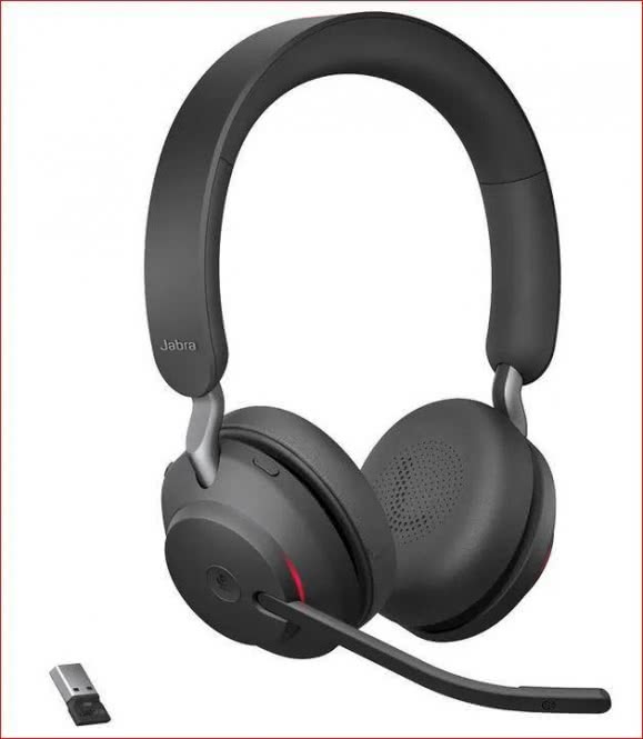 Jabra Evolve2 65 Link380a MS Stereo      schwarz Headset für Konferenz BT