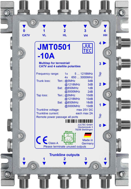 Jultec Mehrfachabzweiger     JMT0501-10A 5 Stammleitungen(passiv) 1 Abzweiggruppe