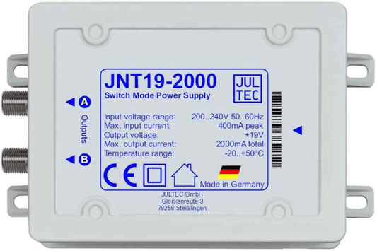 Jultec Schaltnetzteil         JNT19-2000 19V 2,0A, 2x F-Buchse