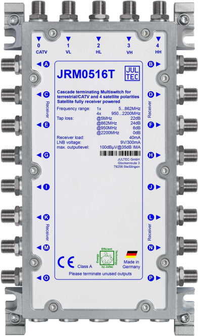 Jultec Multischalter            JRM0516T 5 auf 16