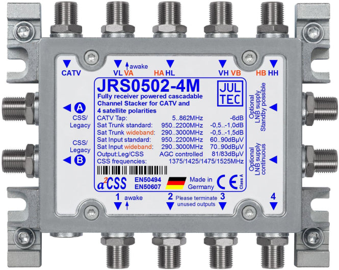Jultec Einkabelmultischalter  JRS0502-4M 5 auf 2/4UB