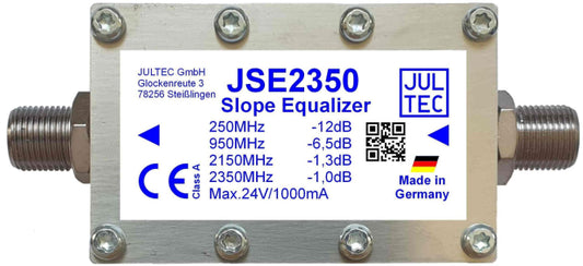 Jultec Leitungsentzerrer         JSE2350 f.Breitband-SAT-ZF 1Signalpfad m.1000mA