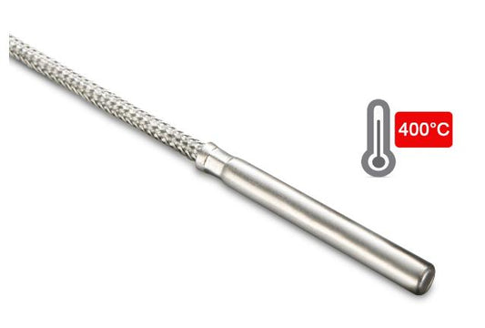 PT1000 Kabelfühler, 2-Leiter, Länge:50mm 2m Kabel, Klasse A, 6mm Durchmesser