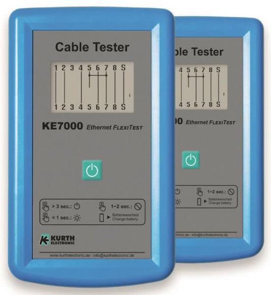 Gossen Kabeltester-Gerätepaar     KE7000 2xKE7000 Kabeltester für RJ45/RJ11
