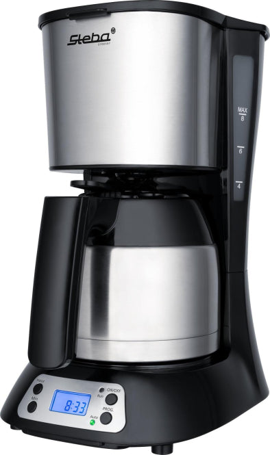 Steba KM F3 Kaffeeautomat                Thermo 8 Tassen Zeitvorwahl ed/sw