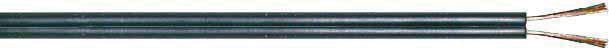 (H)03VH-H 2x0,75 weiss         Ring 100m PVC Zwillingsleitung
