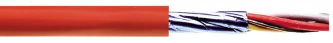 J-H(St)H 2x2x0,8 Bd rot Eca      TR1000m halogenfrei Aufdruck Brandmeldekabel