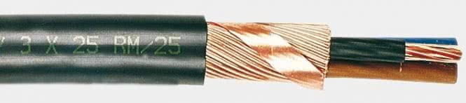 NYCWY 4x25 RM/16 Eca       Trommel 1000m PVC Erdkabel mit konzentrischem Leiter