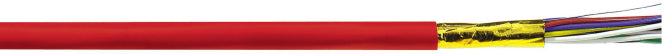 J-Y(St)Y 4x2x0,8 Lg rot Eca      TR1000m Aufdruck Brandmeldekabel