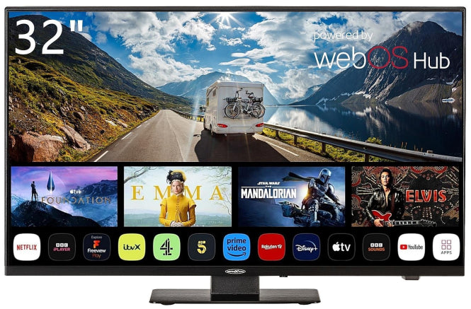 Reflexion LDDX32iBT-B LED-TV m.DVD-Playe FHD,Multituner,Smart,PVR,CI+,WebOS,12V