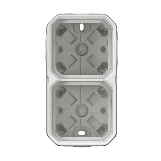 Legrand 069690L Plexo New 2-fach Gehäuse waagerecht/senkrecht AP IP44 ultraweiß