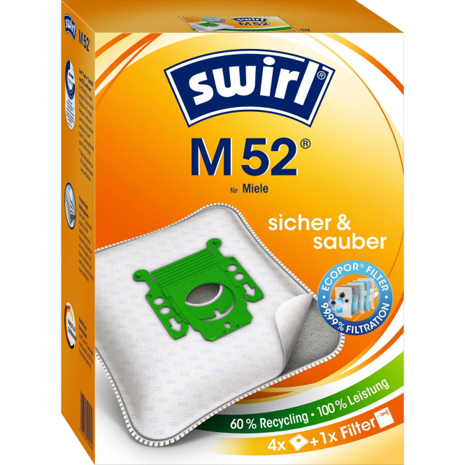 Melitta VE Staubfilter-Beutel M 52       (1VE=3Satz a 4 Tüten) MP Plus Airspace