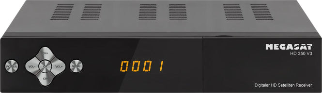 Megasat HD 350 V3 sw DVB-S2 Sat-Receiver HDTV,HDMI,Scart,USB,Unicable I & II