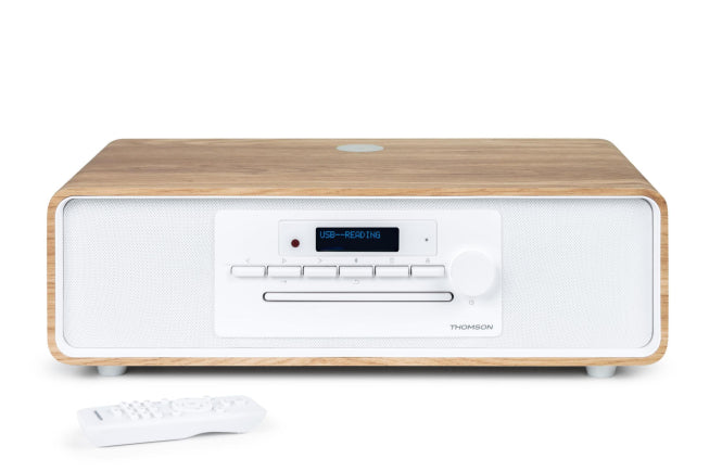 Thomson MIC301IDABBT ws/holz MicroSystem 60W,DAB+/UKW,Bluetooth,CD,USB,Induktion