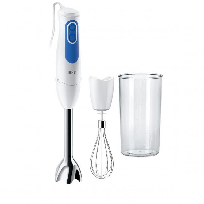 Braun MQ 30051M weiss Stabmixer          700W 2 St.Turbo-Taste Ed-Mixfuß