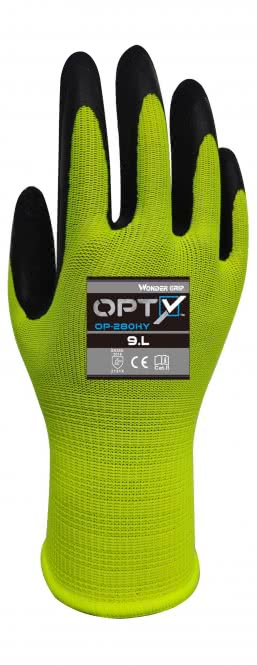 Wonder Grip Opty OP-280HY Latexhandschuh XXL/11 gelb                   Industrial