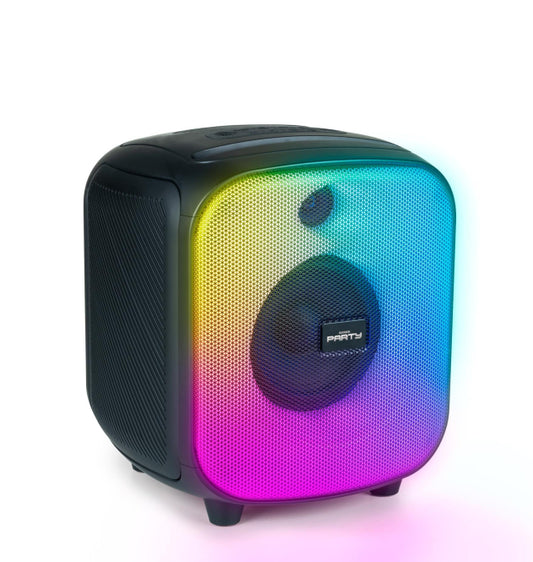 Bigben PARTY Cube sw Bluetooth-Speaker   200W,BT5.3,USB/AUX/MicroSD/Mikro,TWS