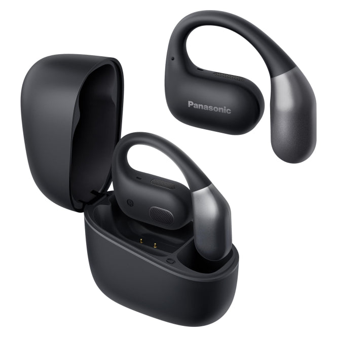 Panasonic RB-F10DE-K sw TWS-Kopfhörer    Open-Ear,Bluetooth,ENC,7+18h Laufzeit