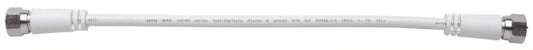 AXING F-Patch-Kabel 0,20m ws   MAK 20-80 axiale Stecker 2fach geschirmt Vodafone