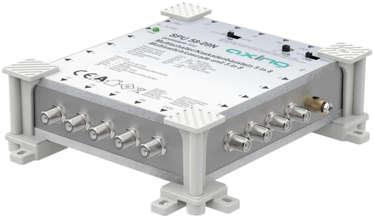 AXING Multischalter 5in8      SPU 58-09N aktiv, rückkanaltauglich, kaskadierbar