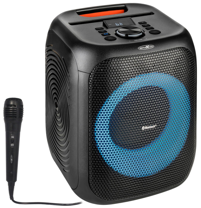 Reflexion PSX11BT sw Party-Lautsprecher  500W,Bluetooth,AUX,USB,inkl. Mikro