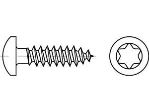 Reyher Spanplattenschraube 4x40mm-T20    Stahl Hako, CE, gal Zn, 200 Stück