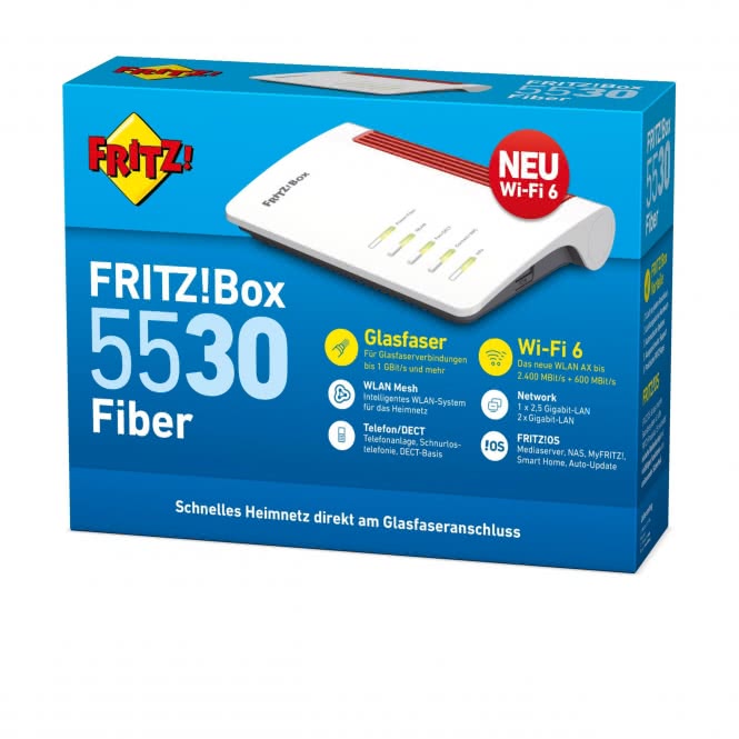 AVM Glasfaser Power FRITZ!Box 5530 Fiber m.Wi-Fi6 20002960