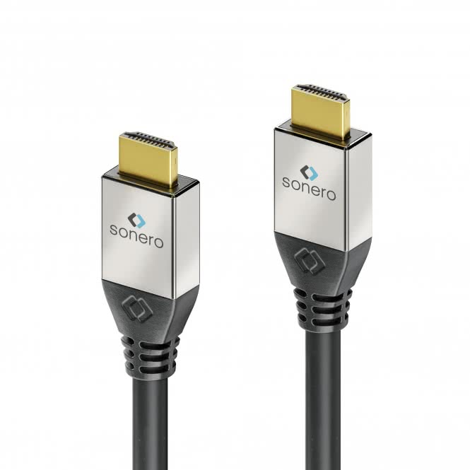 Sonero Premium HDMI-Kabel    S-HC000-100 HDMI2.0/18Gbps 4K/60Hz Alustecker 10m